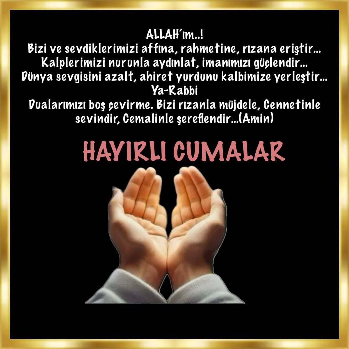 Günaydın…
Hayırlı Sabahlar…
Hayırlı Cumalar…
🇹🇷🤲🇹🇷🤲🇹🇷🤲🇹🇷🤲🇹🇷🤲🇹🇷🤲🇹🇷🤲🇹🇷