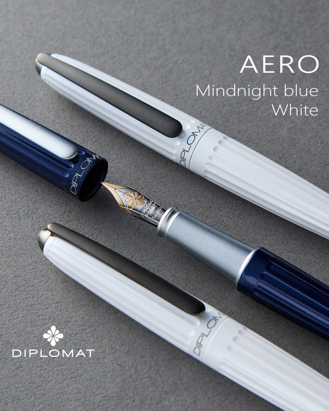 diplomat ボールペン アエロブルー DIPLOMAT Aero ブルー 万年筆