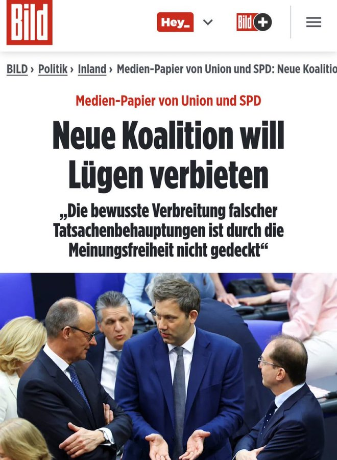 Oh ja, das kennen wir. 
Die Regierungsexperten legen fest, was die Wahrheit ist und jede Widerrede wird verboten.

Wer z.B. gesagt hatte, das Virus hat wohl Laborursprung, wurde gelöscht.