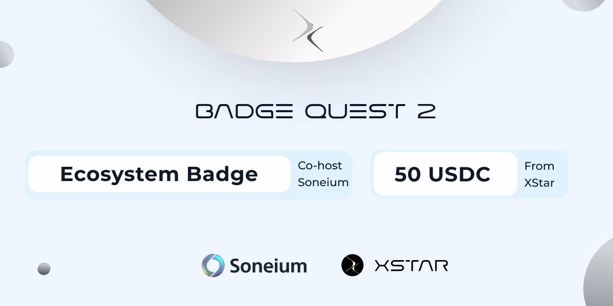 Alpha_Byg's tweet image. 🚨 Last chance to join  XStar Soneium Badge Quest! Ends March 31.

🧾  All you need is:
1️⃣  A .gm name (XID)
2️⃣  10+ posts about Soneium on #XReward

📚 How to start:
Claim Your XID xname.app/?inviter=boyga…

Full guide: xstarid.notion.site/How-to-be-elig…

@xstar_id @soneium
#XStar