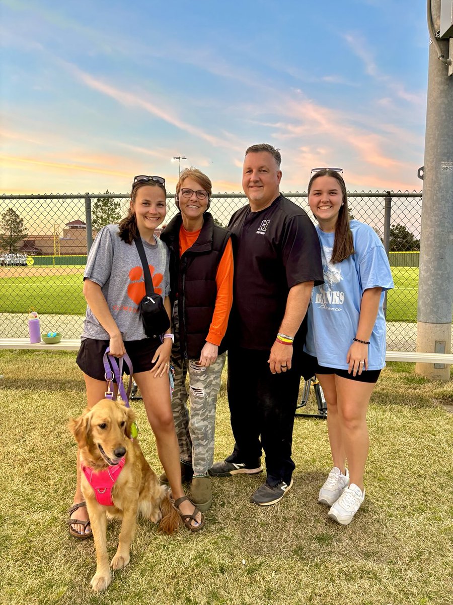 Since departing from AMS Middle Softball in the Spring of 2021, this is the first time I have stepped back on the Arlington Lady Tigers field with the 2025 Houston Lady Mustangs! Blessed to have my family in attendance to support me! #ALLIN!