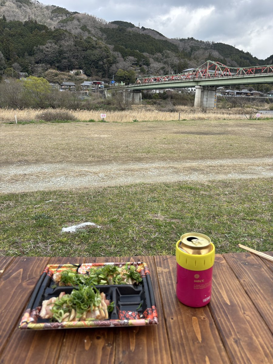 Iinecamp's tweet photo. 桜まだ早かった🌸💦
天気☔️→☀️よかったからよし☺️
今日のキャンプ飯は🍢
＃笠置キャンプ場 
＃キャンプ好きな人と繋がりたい 
#キャンプ飯 https://t.co/H9z1HW7183