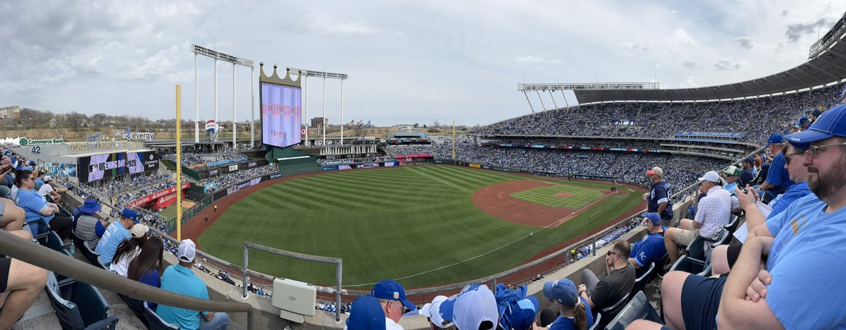 hayestrev's tweet photo. Happy Opening Day to all! 

Wasn’t the result we’d hoped for but it’s always a great day to be at the ballpark.

#openingday #FountainUp https://t.co/fuYq1b3Rbc