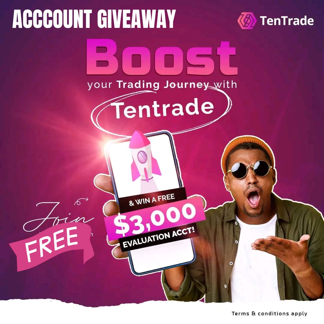 Ugbekile_kelvin's tweet image. Here comes another monthly Tentrade Funded account giveaway.

To enter :
1. Like and retweet this post
2. Follow @Tentradeafrica
3. Follow @ChartKnights
3. Share your experience with Tentrade 
4. Winners will be announced Sunday 8pm.