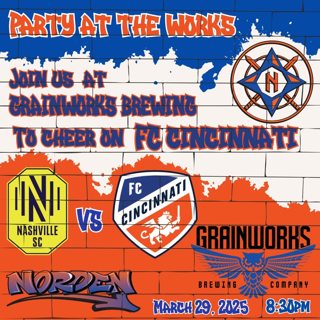 Norden 🧡⚔️💙 (@norden_sg) on Twitter photo 🔷️🔶️Join us this Saturday night <a href="/GrainworksBeer/">Grainworks Brewing</a> for an exciting matchup as FC Cincinnati takes on Nashville SC! Gather your friends, grab a cold craft beer, and enjoy the game in a lively atmosphere filled with fellow fans. 🔶️🔷️ 🔷️🔶️Join us this Saturday night <a href="/GrainworksBeer/">Grainworks Brewing</a> for an exciting matchup as FC Cincinnati takes on Nashville SC! Gather your friends, grab a cold craft beer, and enjoy the game in a lively atmosphere filled with fellow fans. 🔶️🔷️