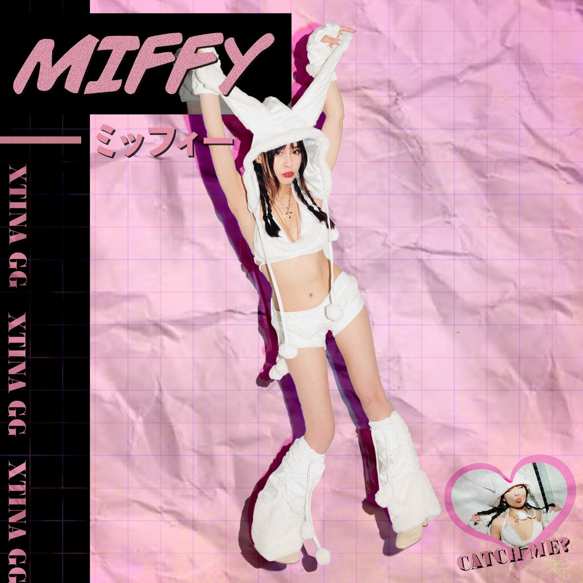 Miffy out now everywhereeee! 🐰🎧 its a bop fr 

song produced and mixed by Matt Ferree
mastered by Gabi Grella
pic by Jon Del Real
edit by me :)