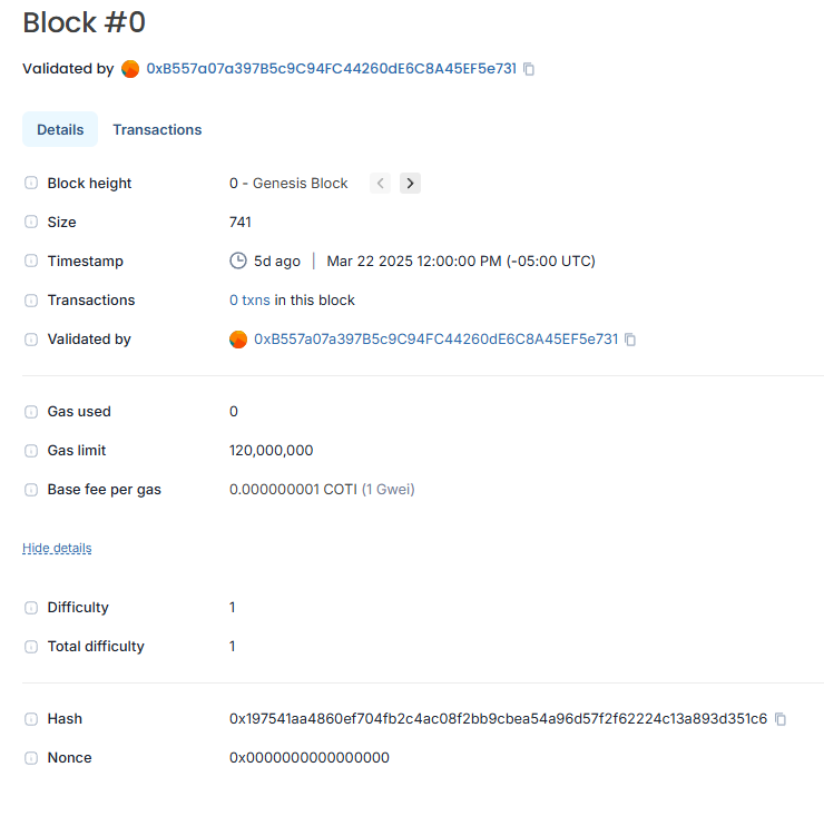 whoistracer's tweet photo. Exactly one year ago today the Genesis block on $COTI V2 was minted.
This is a scheduled tweet.
Lets recap the past year here!
Did you #StayCOTI? @COTInetwork
https://t.co/Blgj7iyyq8