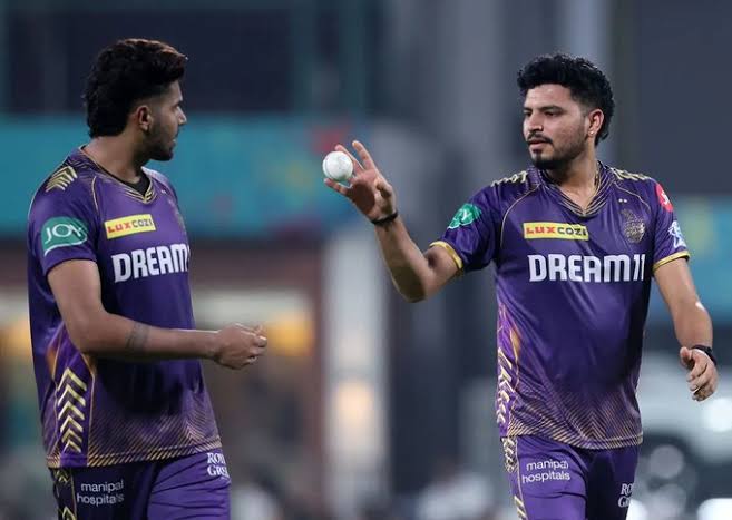 rajdeepXtweets's tweet photo. One of the best Indian Pace Duo of IPL🔥🔥
Want both of them to play for KKR for a long time. But the problem is once they keep performing well in this cycle, next mega auction will break us once again.
#HarshitRana #VaibhavArora #KKR #IPL2025 #IPLonJioStar https://t.co/30jB1bjmDH