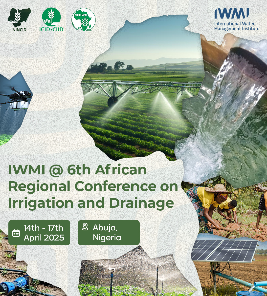 IWMI (@iwmi_) on Twitter photo 🚀 IWMI at the 6th ARCID: What’s on the agenda?
A keynote speech by <a href="/DMSmifffy/">Mark Smith</a>, high-level policy dialogues, sessions on AI, transboundary water governance, and the WaterTalk seminar!
Here’s where you can find us 👇
🔗 on.cgiar.org/3Rg8rHn
📅 14-18 April 2025
#ARCID2025 🚀 IWMI at the 6th ARCID: What’s on the agenda?
A keynote speech by <a href="/DMSmifffy/">Mark Smith</a>, high-level policy dialogues, sessions on AI, transboundary water governance, and the WaterTalk seminar!
Here’s where you can find us 👇
🔗 on.cgiar.org/3Rg8rHn
📅 14-18 April 2025
#ARCID2025