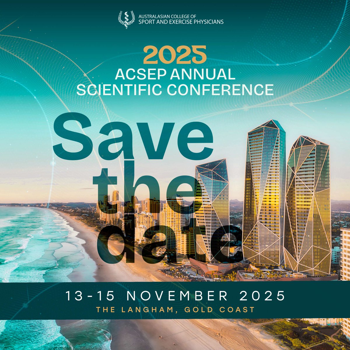 📅 Save the Date! 

Join us for the 2025 ACSEP Annual Scientific Conference on the beautiful Gold Coast.

Early bird registrations open soon—Stay tuned!

📍 The Langham, Gold Coast
📆 Thursday 13 – Saturday 15 November 2025
