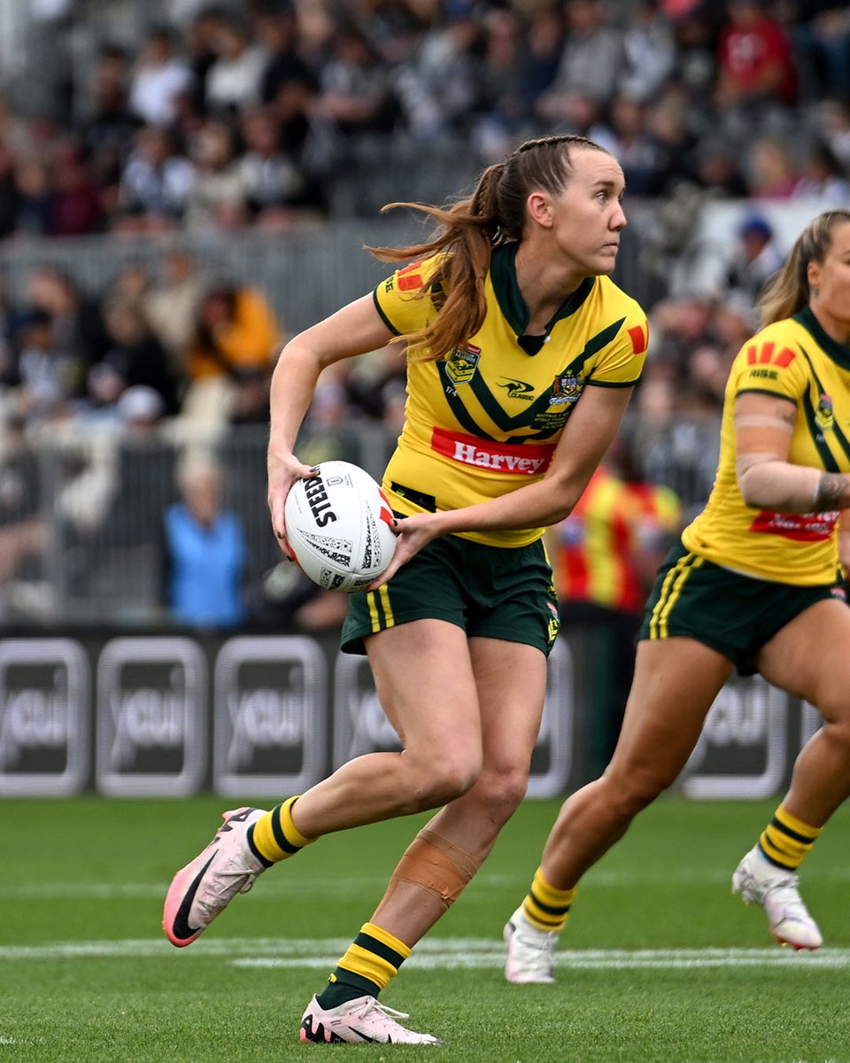 TRIVIA TIME 🤔 
Who was the highest scoring player for the Harvey Norman Australian Jillaroos in 2024?