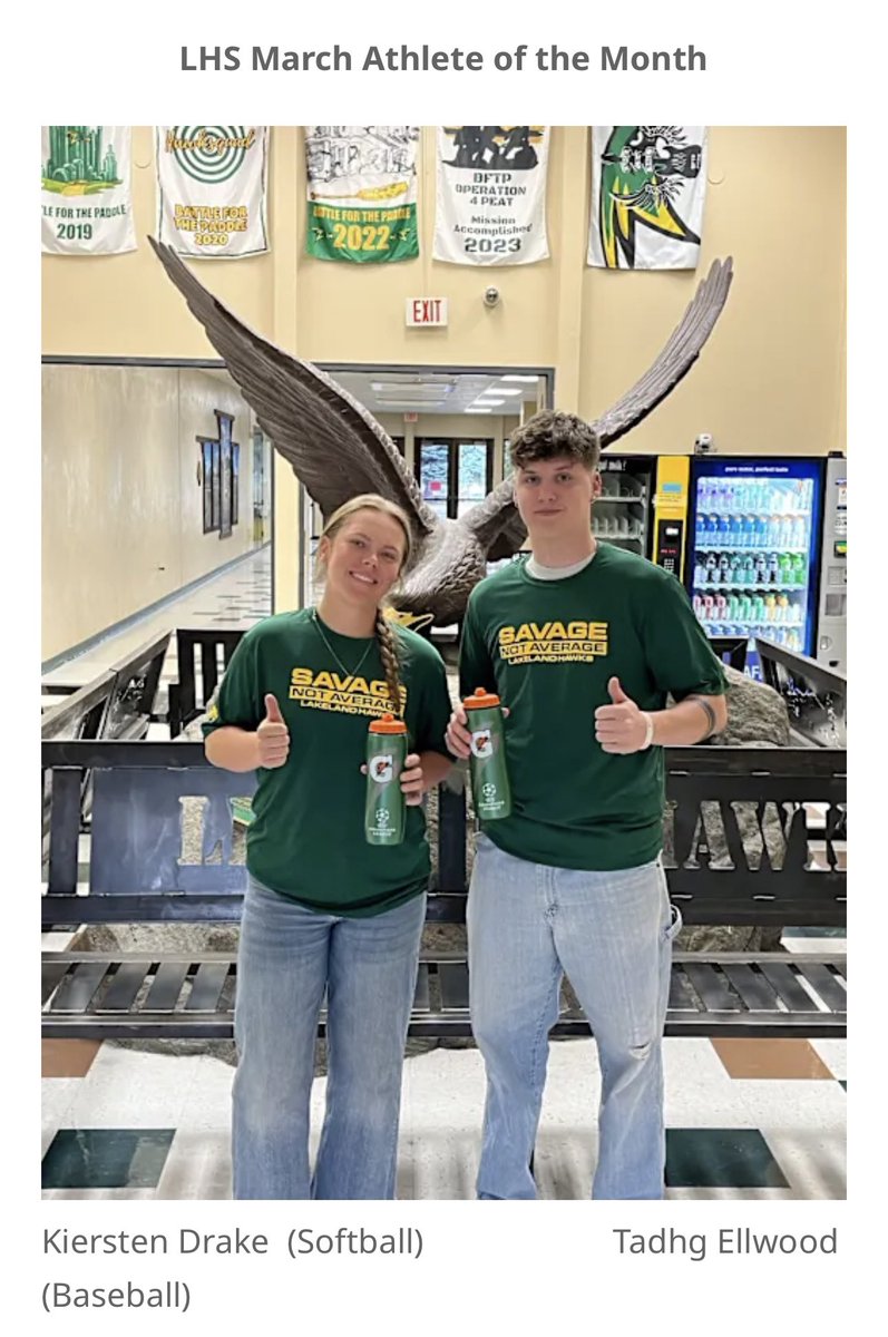 KDrake2026's tweet image. First games in conference play and we split with Sandpoint! Wanted to win both but I had a great double header. I went 4 for 6 with 3 HR’s.
Also got named Lakeland athlete of the month for March and made Idaho’s Heavy Hitters article.💚💛💚💛
.
.@ExtraInningSB @TopPreps…