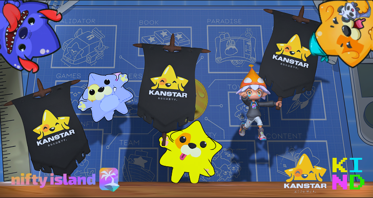 Greetings from <a href="/KanstarWorld/">KANSTAR 💫</a> Guild on <a href="/Nifty_Island/">Nifty Island 🏝</a>! 🏝️

Kanstar proudly waves its banner on Nifty Island, standing strong with creativity, teamwork, and adventure!

Together, we build, explore, and create unforgettable adventures. 

Let’s reach the stars together! ✨
<a href="/Kind_HQ/">KIND</a>