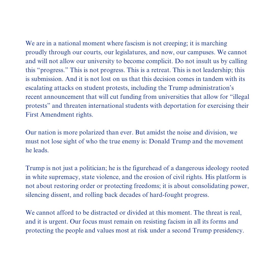 College Dems at UM tweet media