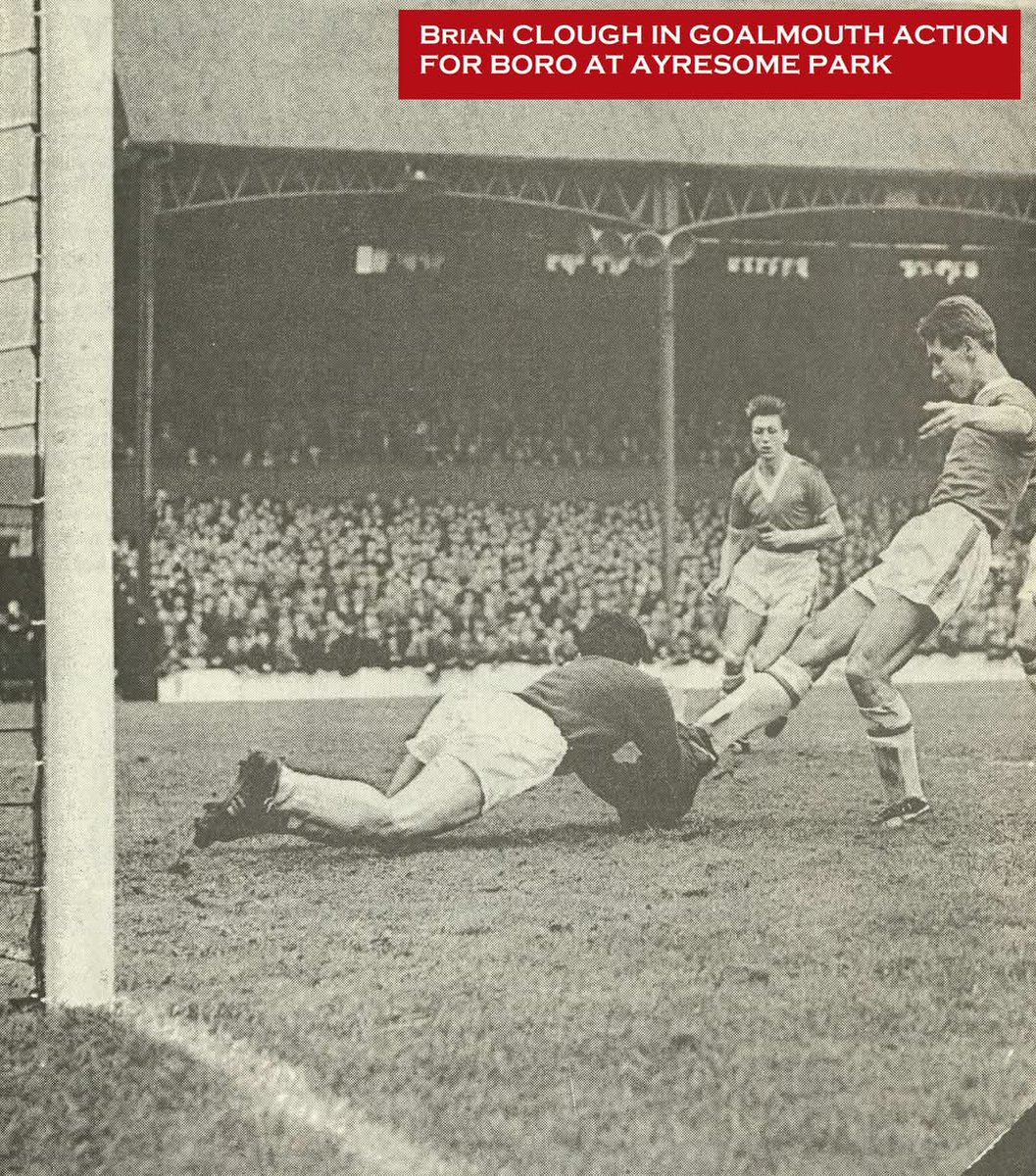 Boro Memories: Brian Clough in goalmouth action for Middlesbrough FC at Ayresome Park. Clough is now commemorated with a statue in the town's Albert Park. 📷 Gazette Boro

Share your Cloughie memories below or at heritageunlocked.com/boromemories