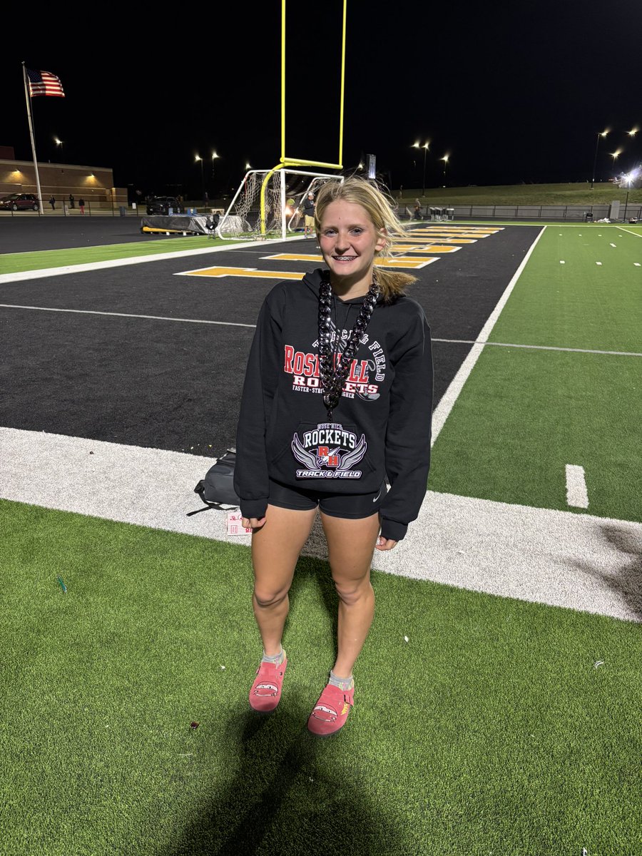 MVP of the Meet - Avery Hottovy

Avery had a great first meet of her high school career! She finished 1st in the 100m and 200m. Avery was also apart of the 4x100 (2nd) and 4x400 (1st) relays. The girls 4x400 was just 2 seconds off the school record!