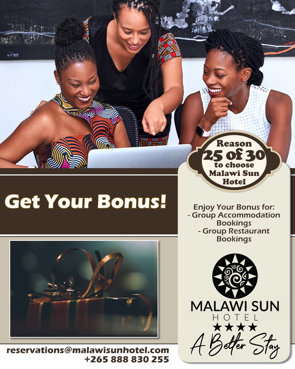 Reason 25 of 30 to choose Malawi Sun Hotel and Conference Centre😊

#fypシ゚viralシfypシ゚viralシalシ #highlightseveryonefollowers #vlogging