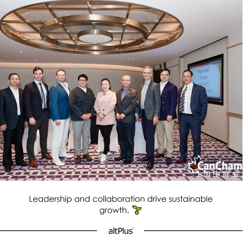altPlus_Tech's tweet image. Eric Rupert, CEO of altPlus, has been re-elected to CanCham Shanghai’s Board for 2025-2027, emphasizing innovation and collaboration for Canadian businesses in China. We look forward to supporting CanCham’s sustainable growth initiatives. 

🌐More Info: altplus.xyz/post/eric-rupe…