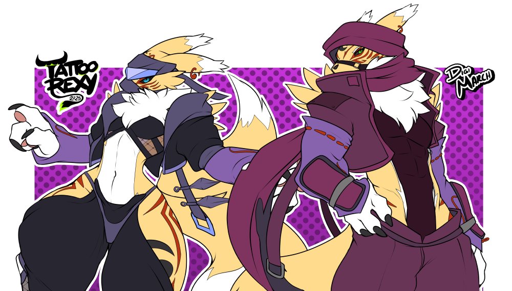 Day Twenty seven of Digimarch!  

Rogue ninjas Renamon X
