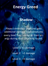 Even in a game, the need for energy can lead to greed. 

riscigames.com/age-of-shadows