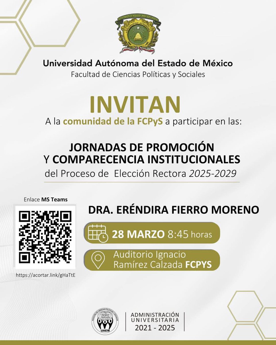 La FCPyS invita a su comunidad: