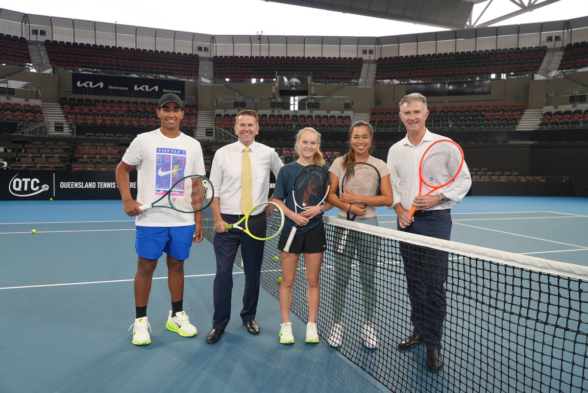 The Crisafulli Government is serving up a major upgrade of the Qld Tennis Centre through our 2032 Delivery Plan. 🎾

It'll include a new 3000-seat showcourt arena and 12 new match courts.

The enhancement will bring even more tournaments to Queensland and provide legacy benefits.