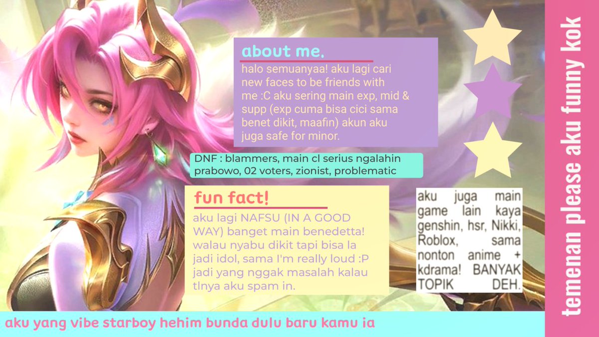 Mobile Legends Menfess tweet media
