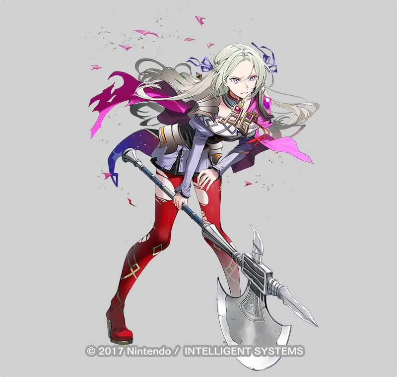 エーデルガルト=フォン=フレスベルグ 「【お仕事】『ファイアーエムブレム ヒーローズ』 神装英雄「黒鷲を継ぐ者 エーデル」|河地りん@次GWﾃｨｱ_G-55bのイラスト