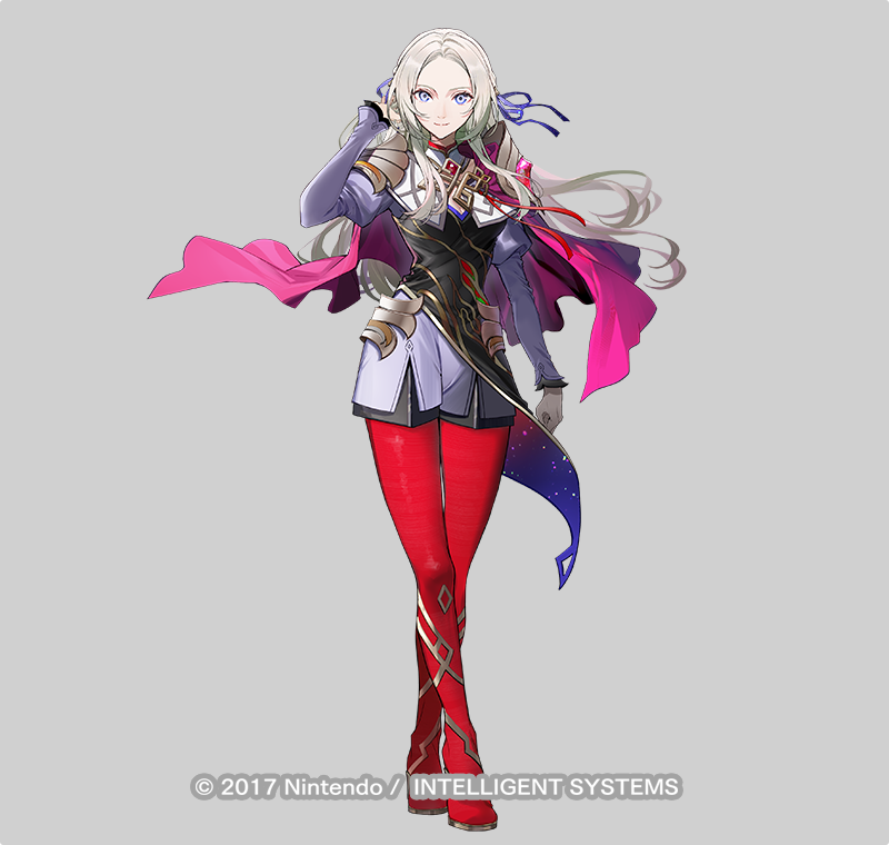 エーデルガルト=フォン=フレスベルグ 「【お仕事】『ファイアーエムブレム ヒーローズ』 神装英雄「黒鷲を継ぐ者 エーデル」|河地りん@次GWﾃｨｱ_G-55bのイラスト