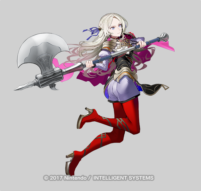 エーデルガルト=フォン=フレスベルグ 「【お仕事】『ファイアーエムブレム ヒーローズ』 神装英雄「黒鷲を継ぐ者 エーデル」|河地りん@次GWﾃｨｱ_G-55bのイラスト