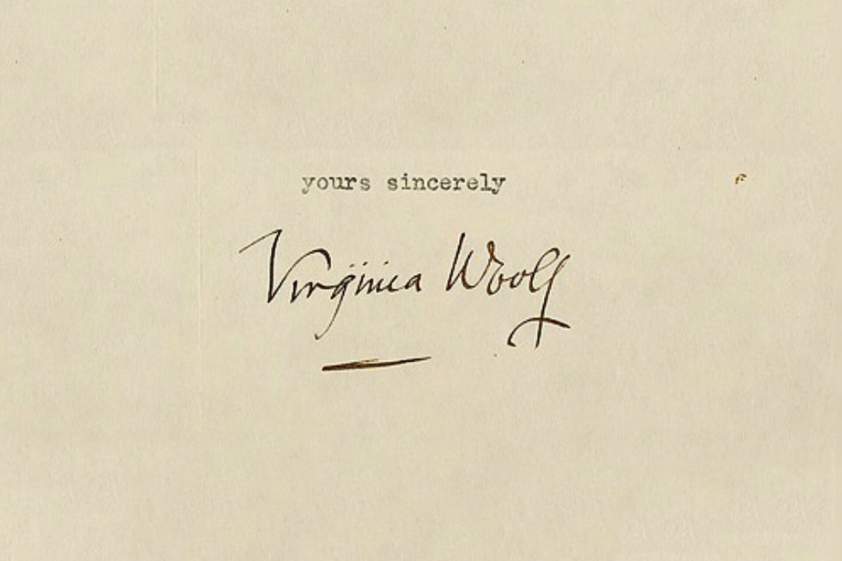 Virginia Woolf (January 25, 1882 – March 28, 1941)