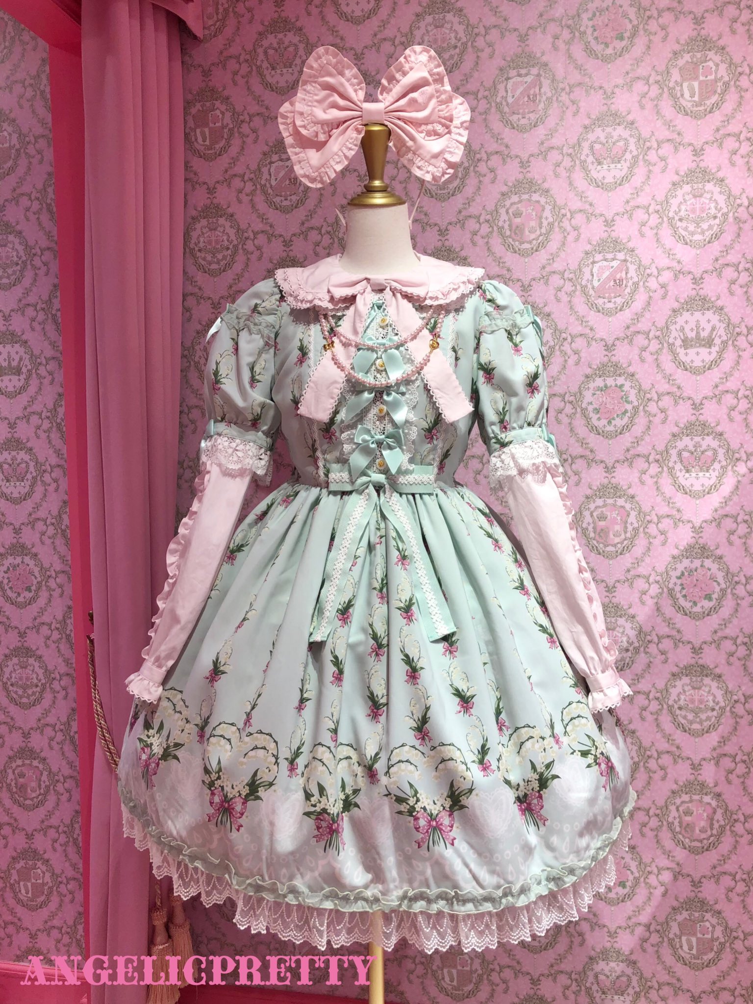 すずらんBouquetワンピース ピンク Angelic Pretty大阪店 on X: 