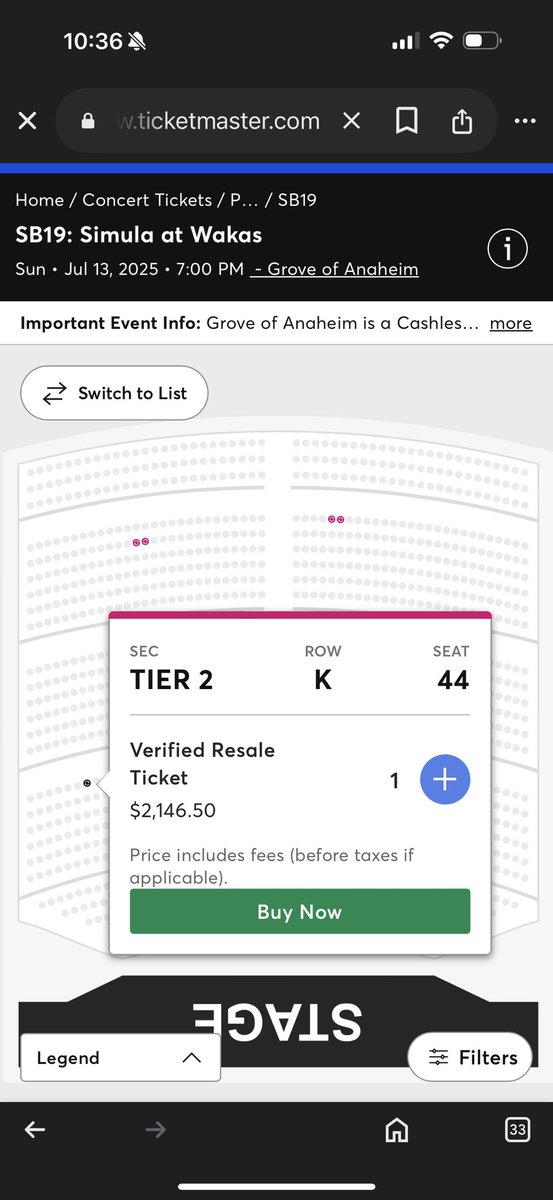 Just a thought. Why is the resale price of ticket so high??? Sorry but it’s everyone’s hard earned money in the US. <a href="/SB19Official/">SB19 Official</a> <a href="/1zentertainment/">1Z ENTERTAINMENT</a> please look into this matter and make it fair for all fans.
#SB19