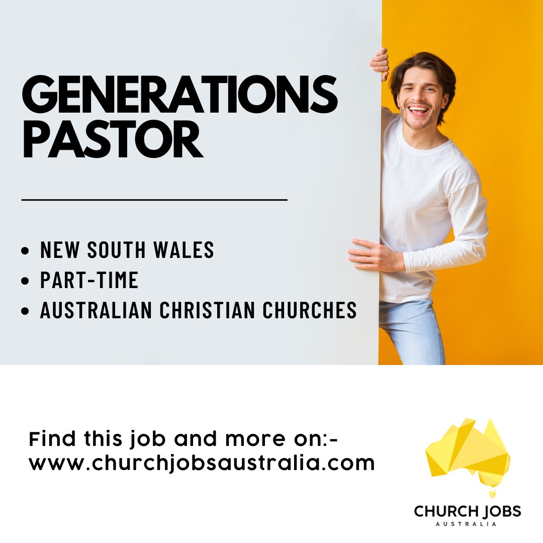 churchsupportau's tweet photo. 📣 Job Opportunity: Generations Pastor

Parramatta Christian Church (PCC) is hiring a part-time Generations Pastor to lead ministry for emerging generations.
https://t.co/M0fe49HiDm
#GenerationsPastor #ChurchLeadership #PCC #YouthMinistry #JobOpportunity https://t.co/9cblfzVUHJ