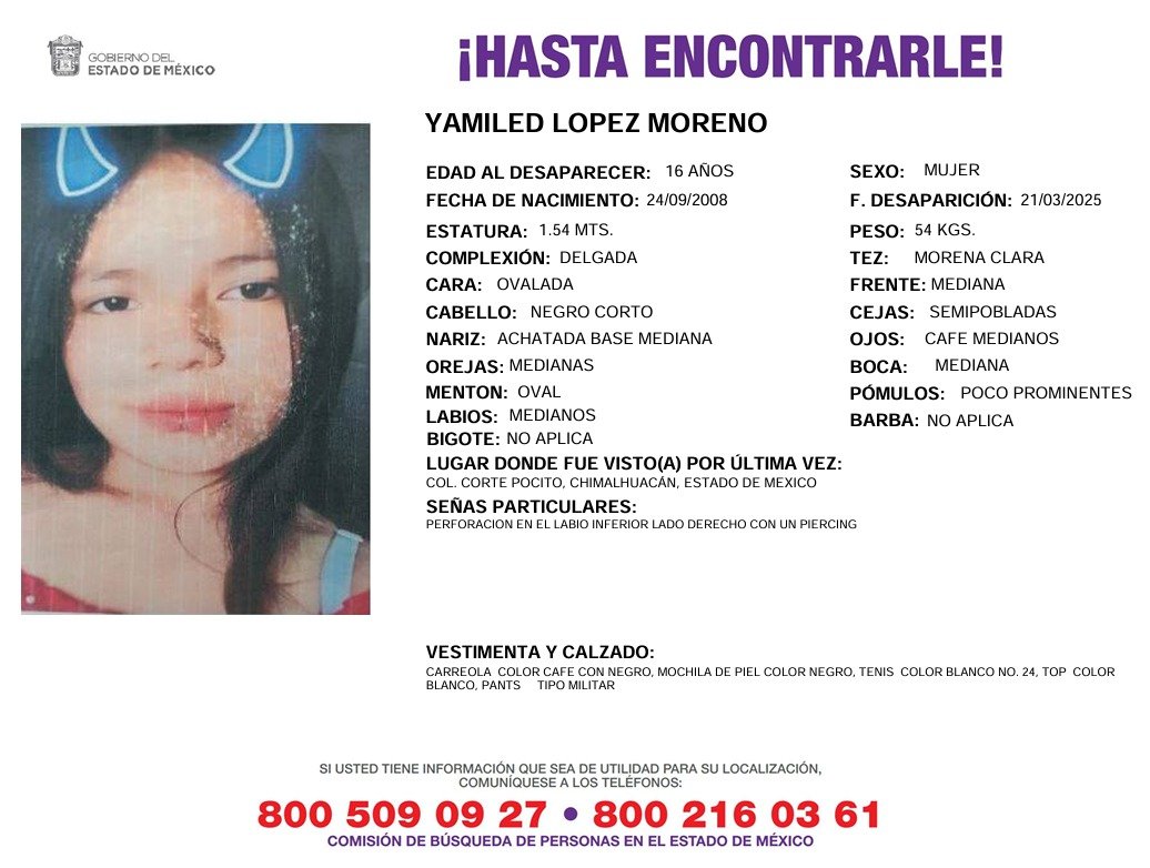 GARCIPAVON's tweet photo. ¡Compartamos por favor! 🙏🙏🙏
#URGENTE  Ayúdanos a dar con el pequeño Dreiko Daniely Martínez López de solo un año de edad📷 y la joven Yamiled López Moreno de 16 años; ambos fueron vistos por última vez en Chimalhuacán, Estado de México. https://t.co/i27A1m7NCi