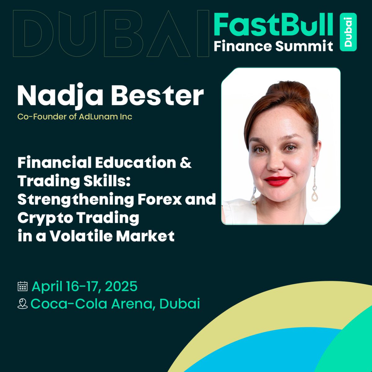 FastBull (@fastbullen) on Twitter photo <a href="/NadjaBester/">Nadja Bester</a> , Co-Founder of AdLunam Inc, an award-winning Web3 & Attention Economy behavioral systems architect, is joining the FastBull Finance Summit!
Don’t miss out—register now:
🔗 fastbullnews.pse.is/6xwc4f <a href="/NadjaBester/">Nadja Bester</a> , Co-Founder of AdLunam Inc, an award-winning Web3 & Attention Economy behavioral systems architect, is joining the FastBull Finance Summit!
Don’t miss out—register now:
🔗 fastbullnews.pse.is/6xwc4f