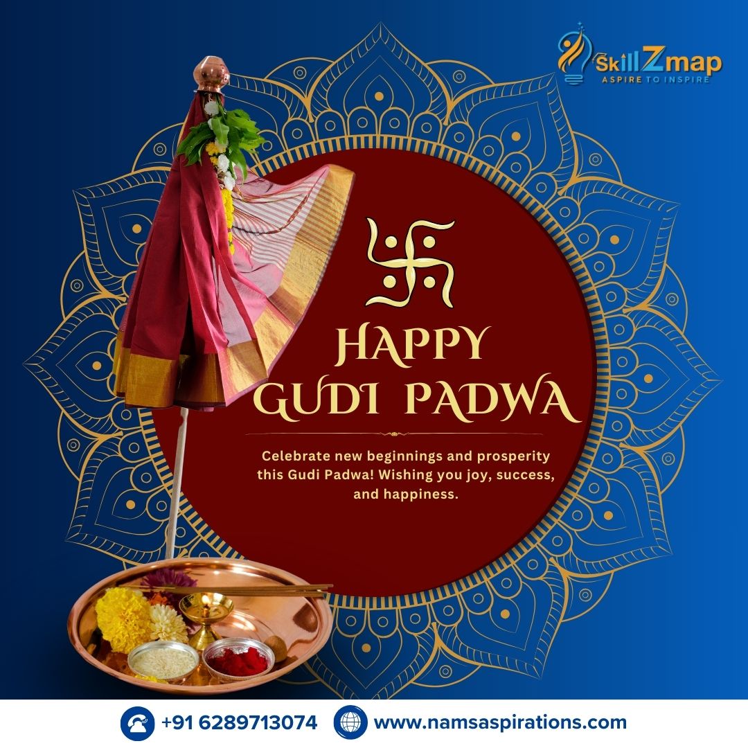 skillZmap's tweet image. ✨ Happy Gudi Padwa! ✨

Embrace new beginnings with joy, prosperity, and success! May this auspicious day bring happiness, good fortune, and endless opportunities into your life. 🌿🏵️

#GudiPadwa #NewBeginnings #FestiveVibes #SkillZmap