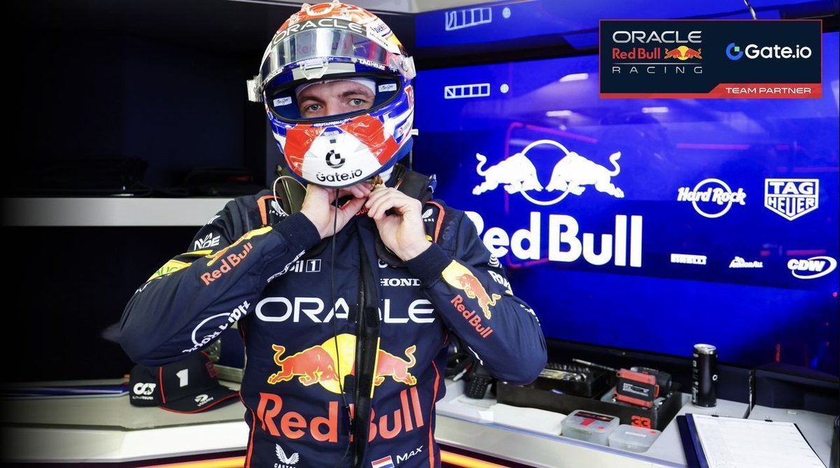 Gate's tweet photo. Eyes on the prize. Mind on the mission.
https://t.co/8kWqgEeplL and @redbullracing — speed and innovation fuel champions. 🏆

#GateioRedBullRacing https://t.co/Eo7YaoL47F