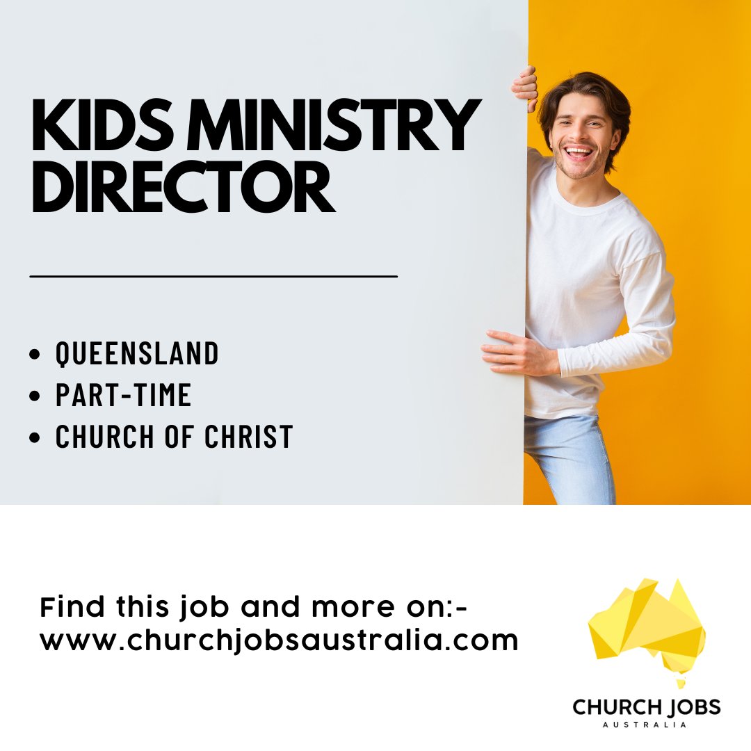 churchsupportau's tweet photo. ob Opportunity: Kids Ministry Director 
Whitehill Church (Ipswich, QLD) is seeking a part-time Kids Ministry Director (3 days/week) to lead and oversee its kids' ministries.
https://t.co/PtD8VwNTdY

#KidsMinistry #ChurchLeadership #JobOpportunity #WhitehillChurch #MinistryJobs https://t.co/0CoOsjXh2J