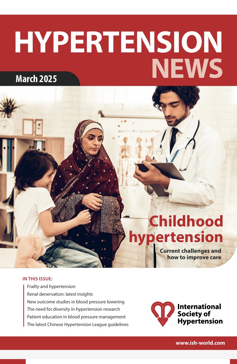 Read the latest issue of Hypertension News - out today!

In this issue:

✅ Patient education
✅ Renal denervation
✅ Childhood hypertension
✅ New outcome studies in BP lowering
✅ The need for diversity in hypertension research
✅ And more

Read today: ish-world.com/ish-hypertensi…