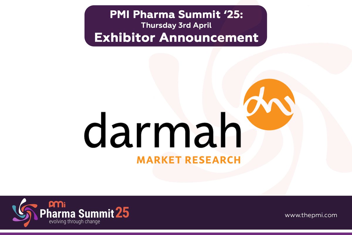 The PMI (Pharmaceutical Managers' Institute) (@pharmamgrsinst) on Twitter photo In just 6 days we'll be gathering in Croke Park for the #PharmaSummit One of the exhibitors joining us is Darmah Market Research. If you have any market research needs, please chat with Yvonne D'Arcy during the day.
<a href="/yvonnedarcy2/">Darmah Market Research</a>
Full details here: thepmi.com/events/ In just 6 days we'll be gathering in Croke Park for the #PharmaSummit One of the exhibitors joining us is Darmah Market Research. If you have any market research needs, please chat with Yvonne D'Arcy during the day.
<a href="/yvonnedarcy2/">Darmah Market Research</a>
Full details here: thepmi.com/events/