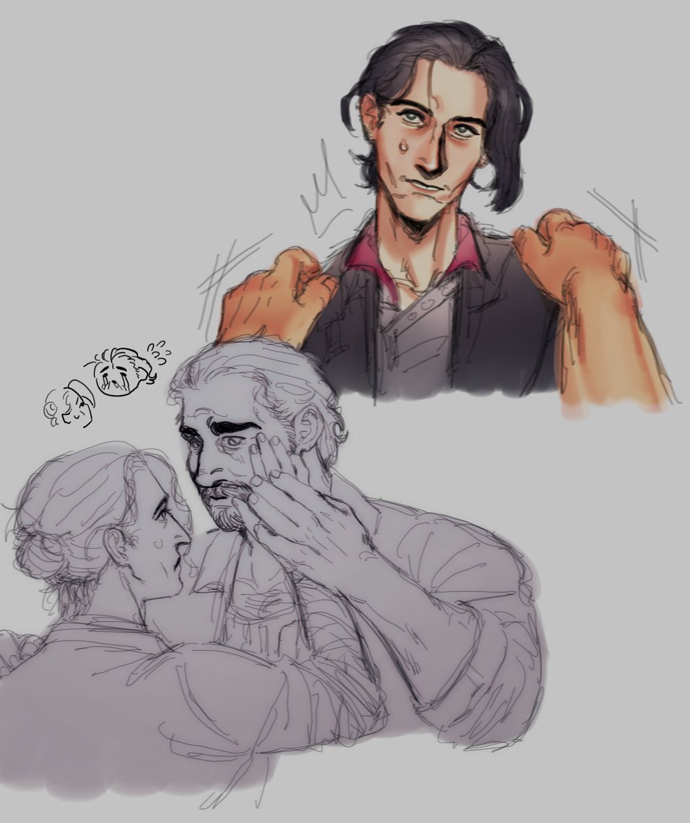 kanlnpilled's tweet photo. อันนี้น่าจะเสร็จแล้วล่ะ555555 วาดไว้นานแว้วว https://t.co/sXFc9l8V7e