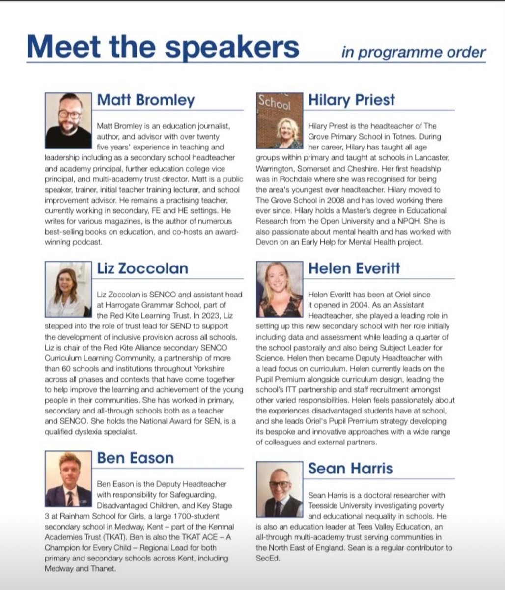 Good luck to our <a href="/TKATACE/">TKATACE</a> Ben Eason as he presents at the 17th #PupilPremium conference in #Birmingham today!
It’s all about ‘Ensuring Successful Outcomes’
<a href="/SecEd_Education/">SecEd</a> <a href="/HeadteacherNews/">Headteacher Update</a> 

#oneTKATfamily