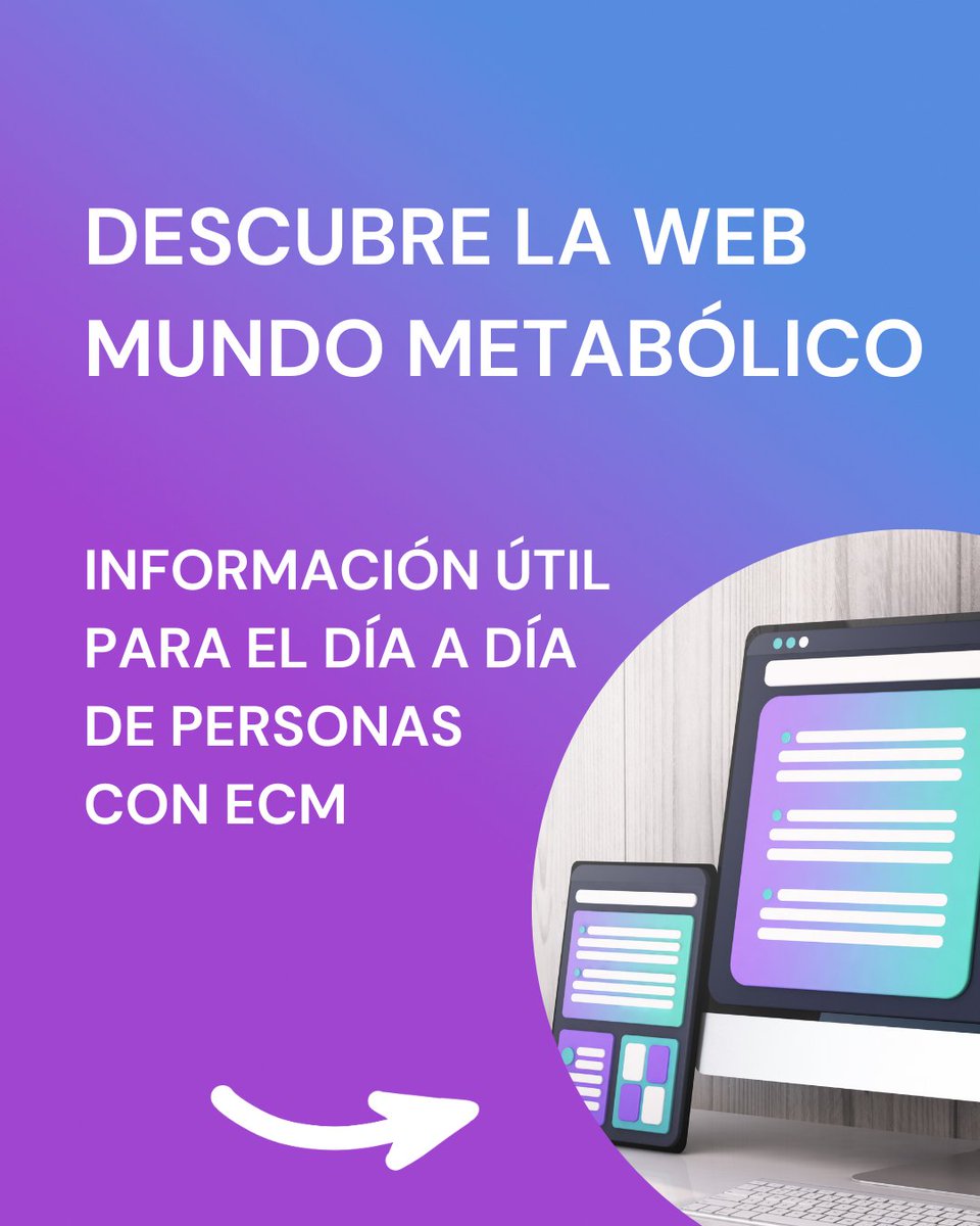 🌐En la web de Mundo Metabólico encontrarás gran cantidad de información sobre #EnfermedadesMetabólicas.Desde consejos de profesionales y recetas bajas en proteínas, hasta testimonios de pacientes o consejos para padres con hijos con #ECM…

👉 Descúbrela: mundometabolico.com