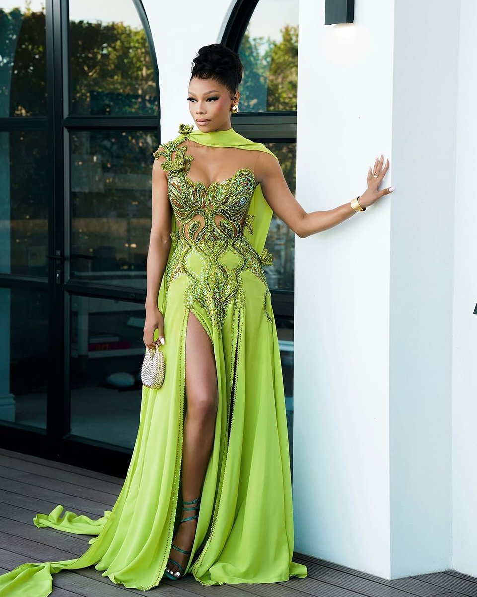 PopPulseSA's tweet image. Bonang Matheba at Natasha Joubert’s wedding.