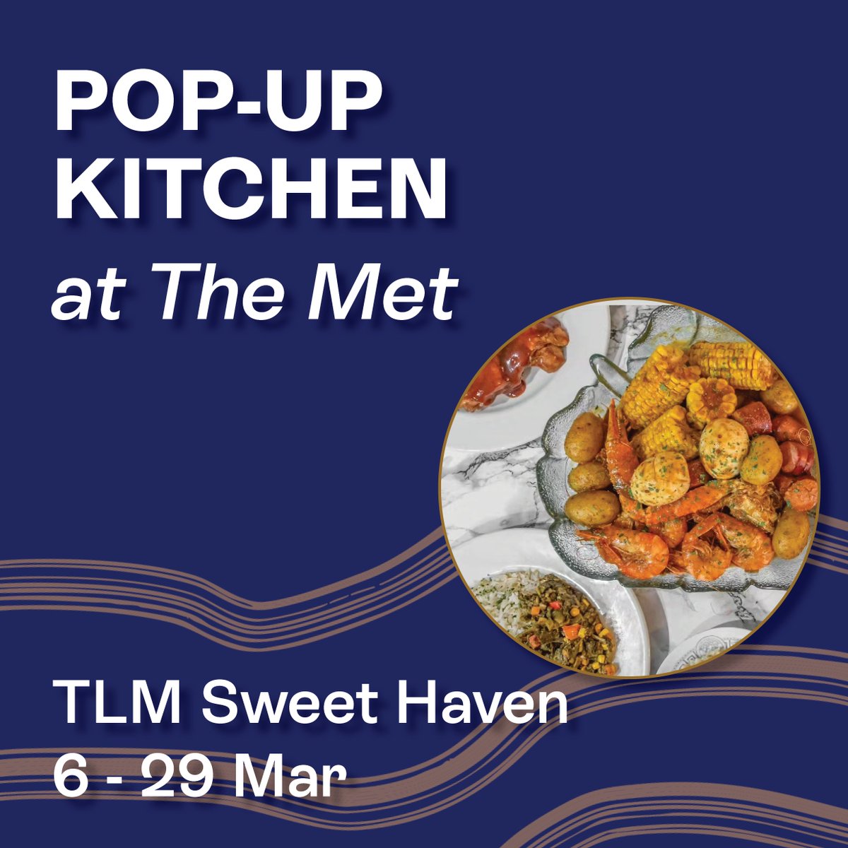 🍽️ Last Weekend – TLM Sweet Haven Pop-Up Kitchen 🍽️

Try amazing Jamaican dishes like curry goat, jerk chicken, mac &amp; cheese, and more!

📜 Menu: ow.ly/1ntQ50VoN7Z

#JamaicanFood #PopUpKitchen #TheMetBury