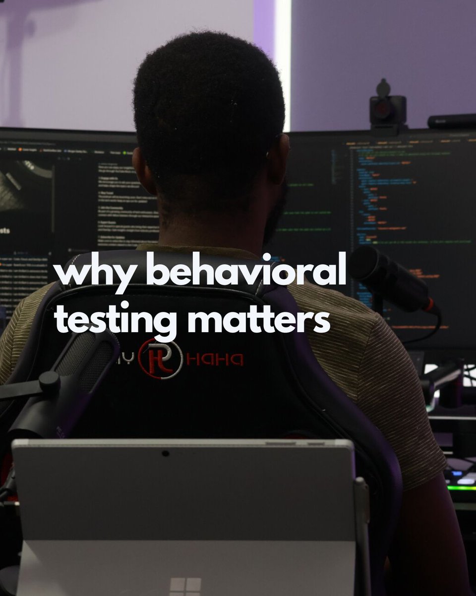 DaraOladapo's tweet image. Why should you care about behavioral testing? Here are three compelling reasons:
Follow @daraoladapo for more posts like this.
#BehavioralTesting #UserExperience #SoftwareTesting #PsychologyInsights #RiskMitigation #TechAndPsychology