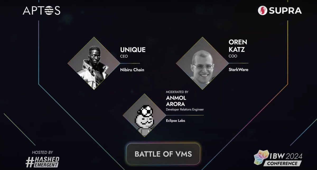 India Blockchain Week (IBW) Conference (@ibwofficial) on Twitter photo Battle of the VMs: Which Virtual Machine Will Power the Future of Blockchain? ⚔️
At the #IBW2024 Conference, top experts broke down the strengths, trade-offs, and innovations in blockchain Virtual Machines.
Featuring:
🔹<a href="/DivineNibirun/">Unique Divine 🇺🇸🩵🌸</a>, CEO <a href="/NibiruChain/">Nibiru Chain 🩵🌸</a>
🔹 <a href="/OrenKatz1/">Oren Katz</a>, COO Battle of the VMs: Which Virtual Machine Will Power the Future of Blockchain? ⚔️
At the #IBW2024 Conference, top experts broke down the strengths, trade-offs, and innovations in blockchain Virtual Machines.
Featuring:
🔹<a href="/DivineNibirun/">Unique Divine 🇺🇸🩵🌸</a>, CEO <a href="/NibiruChain/">Nibiru Chain 🩵🌸</a>
🔹 <a href="/OrenKatz1/">Oren Katz</a>, COO