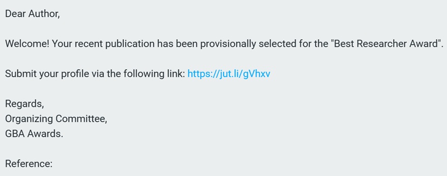 I have been selected for an award. I will be happy to trade it for a decent amount of money. Contact me if you are interested.
