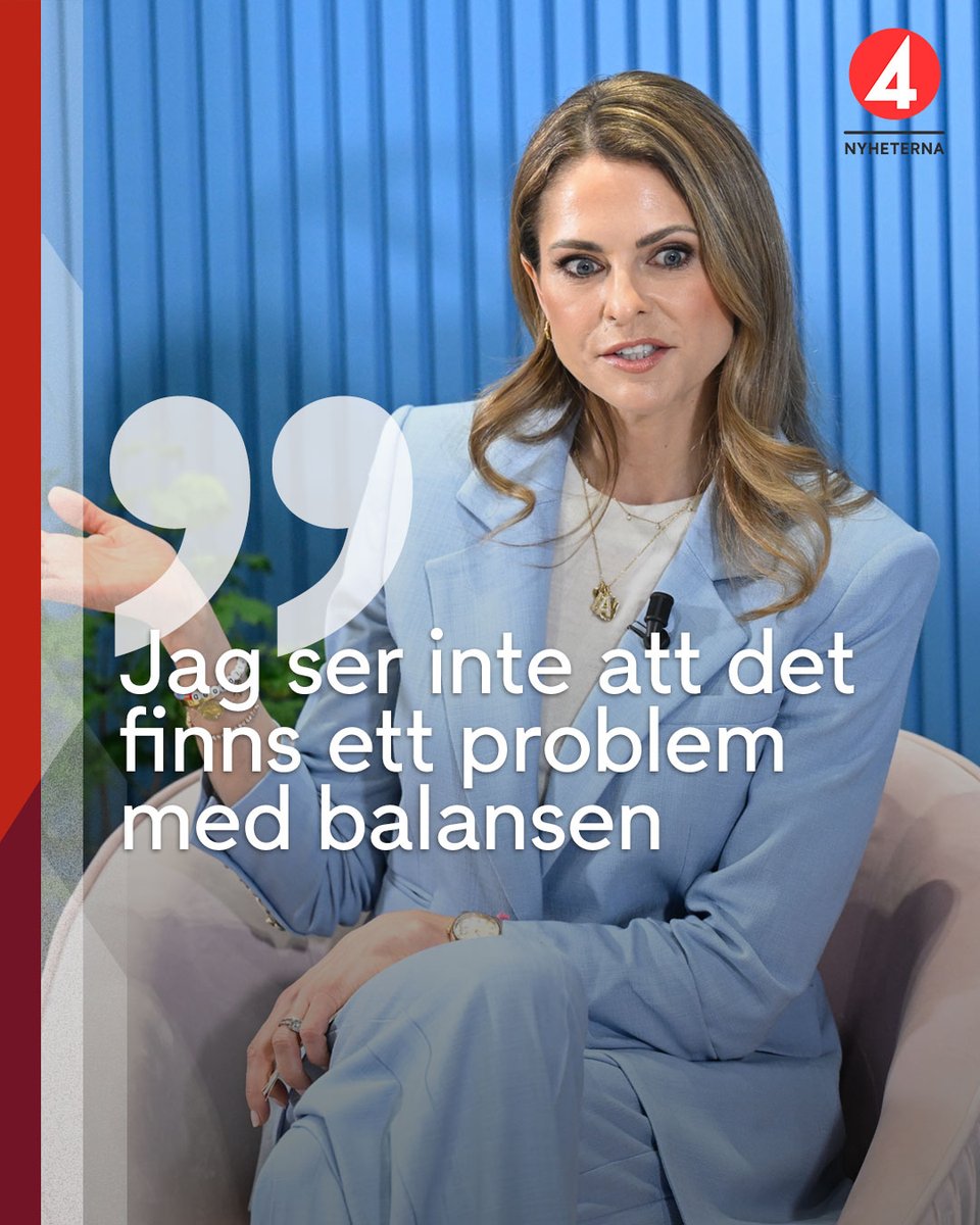 SVARAR PÅ KRITIKEN: ”JAG ÄR DEN JAG ÄR”
I måndags meddelade prinsessan Madeleine att hon kommer lansera ett eget hudvårdsvarumärke, vilket har fått skarp kritik av flera anledningar:
tv4.se/artikel/5swm8b…